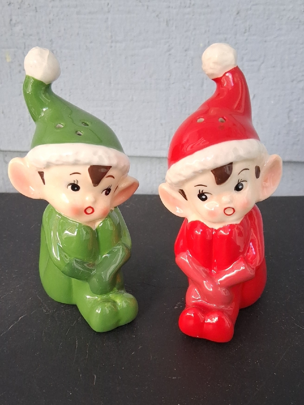 Holiday Elf Salt & Pepper Set